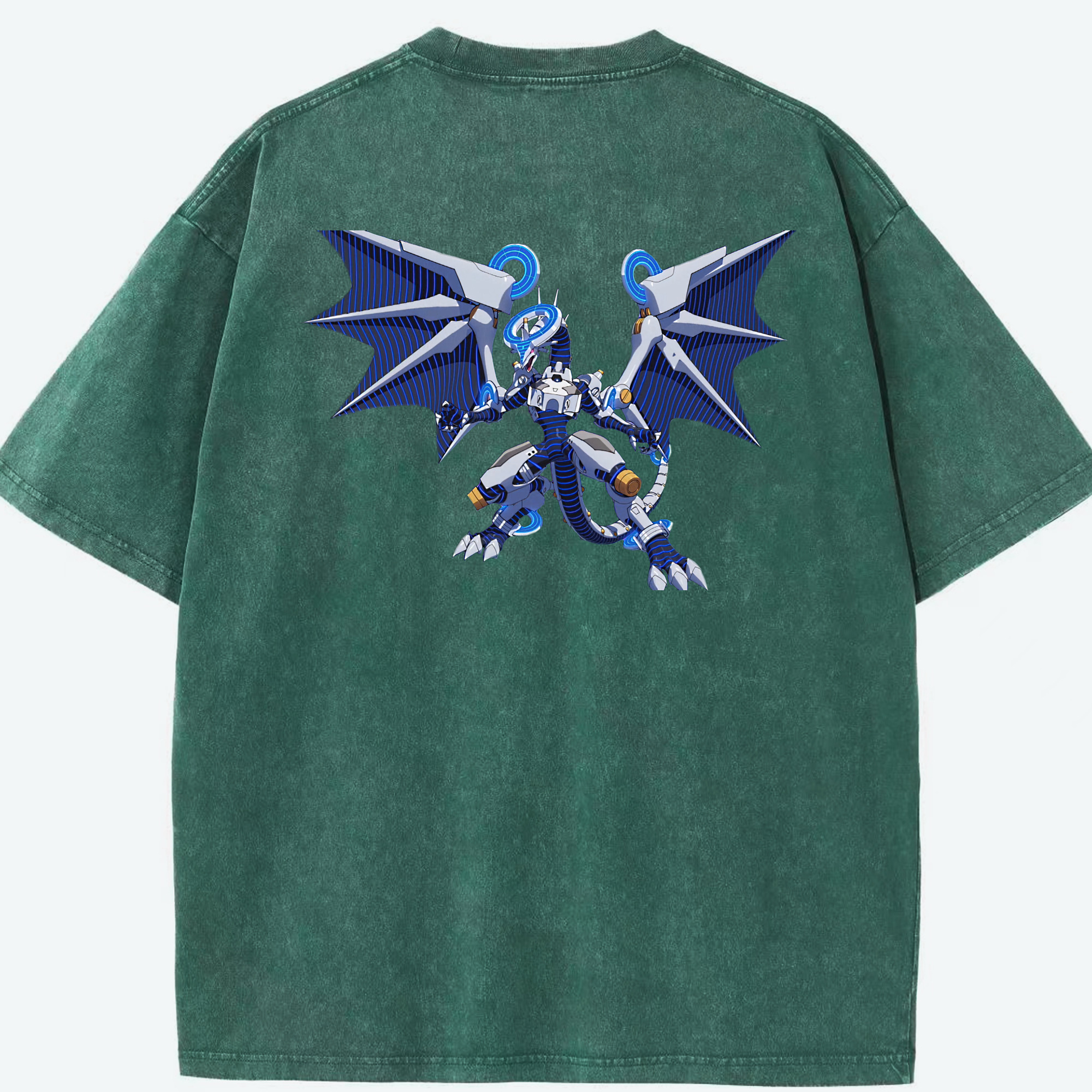 （画像用） 遊☆戯☆王 Yu-Gi-Oh! 綿100% ヴィンテージ風 半袖Tシャツ（背面プリント）
